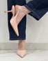 Decollete slingback in vernice