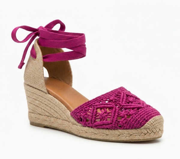 Espadrillas con Zeppa in Crochet
