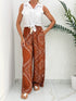 Coordinato Blusa Smanicata e Pantalone Fantasia Bandana