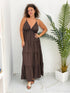 Abito Maxi balze cotone