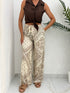 Coordinato Blusa Smanicata e Pantalone Fantasia Bandana