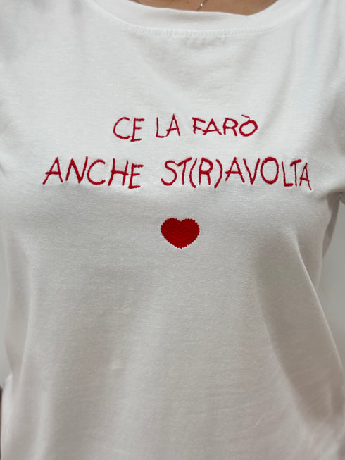 T-shirt Frase stampa