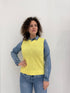 Gilet traforato in maglia