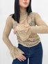 Maglia in pizzo Floreale