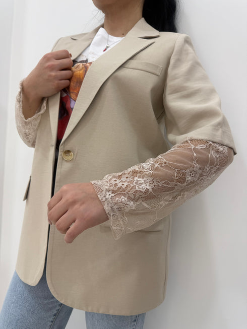 Giacca Inserti Pizzo Two Way