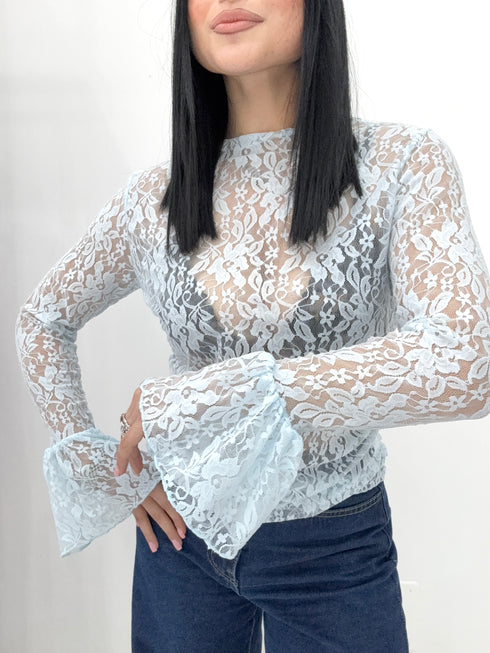 Maglia in pizzo Floreale
