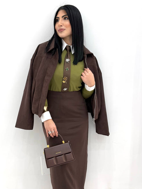 Maglia donna in filo crop AnnaCi