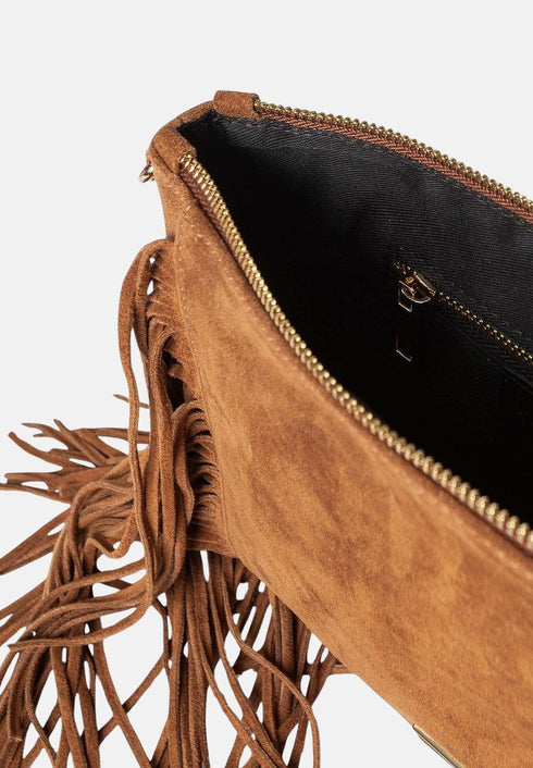 Pochette in Camoscio con Frange – Marc Ellis
