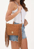 Pochette in Camoscio con Frange – Marc Ellis