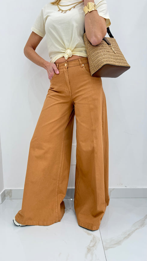 Jeans gamba ampia Coccio Silvian Heach