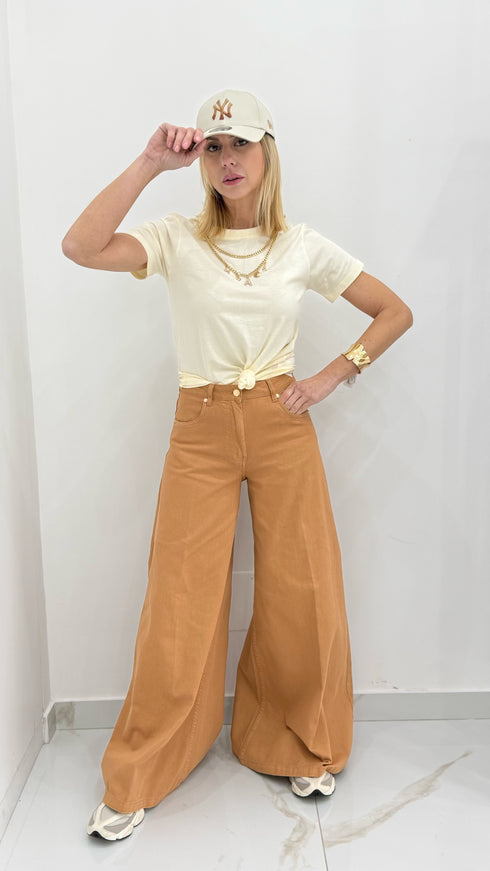 Jeans gamba ampia Coccio Silvian Heach