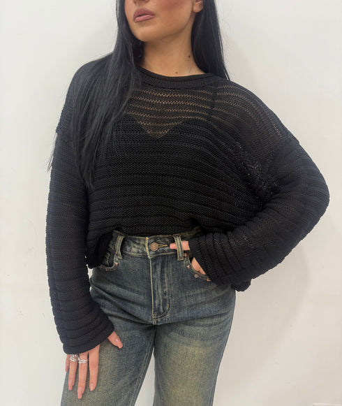 Maglia donna traforata AnnaCi (Copia)