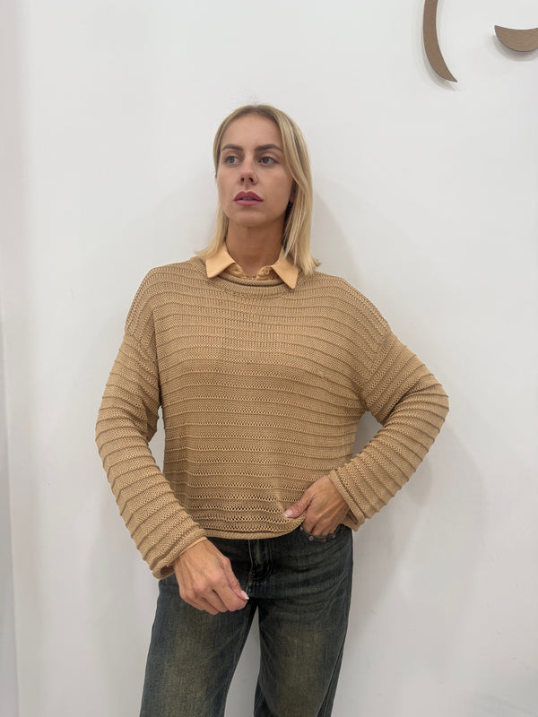 Maglia donna traforata AnnaCi (Copia)