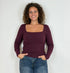 Maglia scollo quadrato Amè
