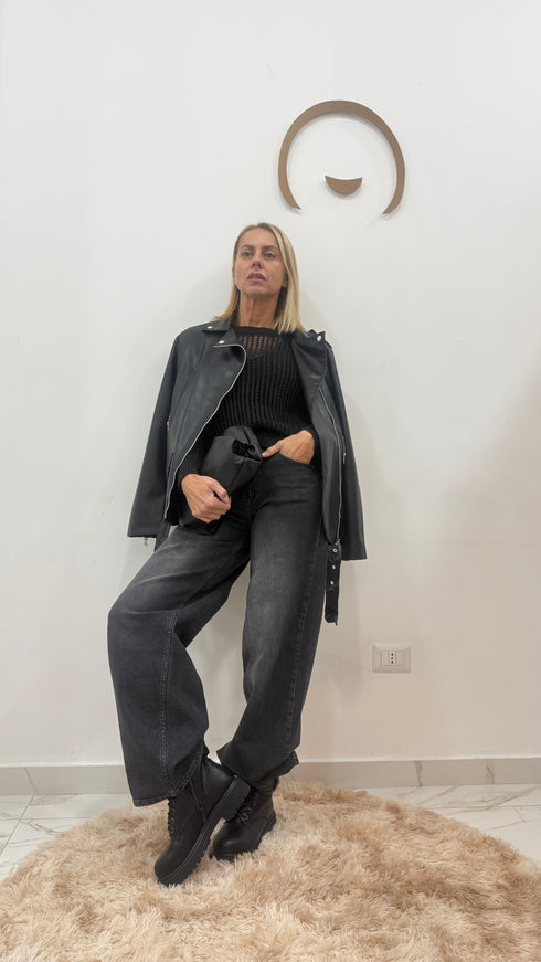 Jeans nero vintage extasy