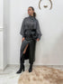 Gonna ecopelle con spacco Juliette Ferri