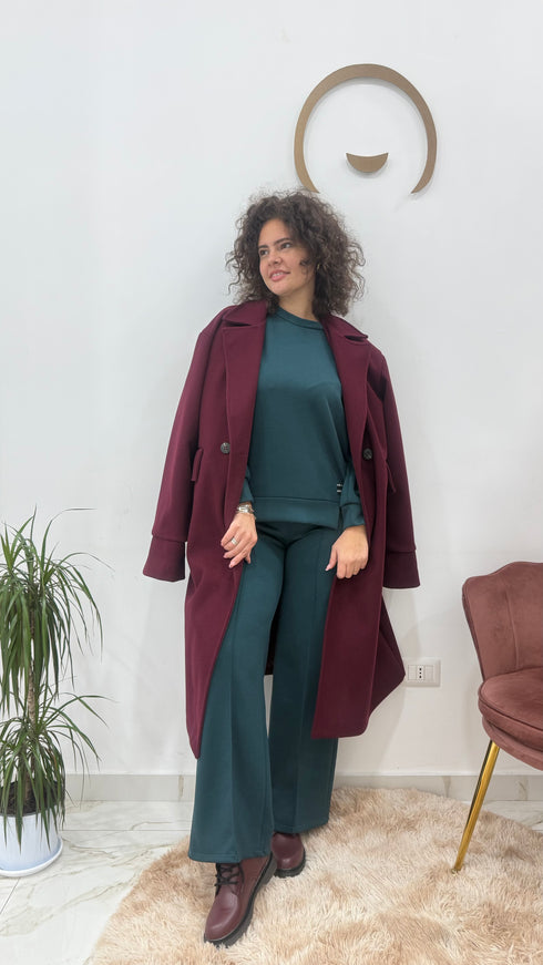 Tuta blooma con sottostrato bianco