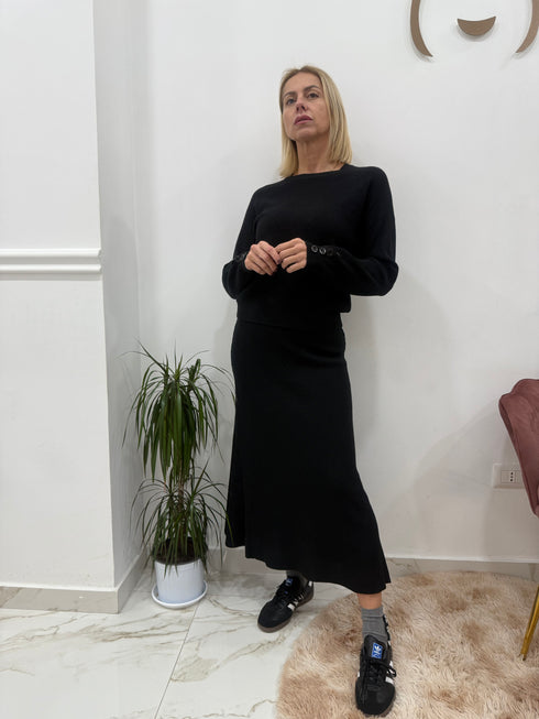 Coordinato lana con Gonna