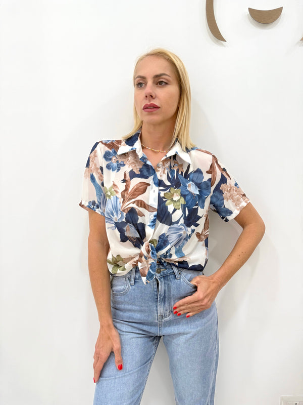 Camicia flowers AnnaCi