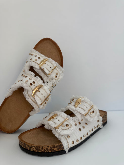 Sandalo basso denim AnnaCi