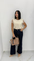 T-shirt laura biagiotti manica ricamata