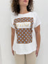 T-shirt over stampa pois