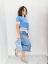 Gonna longuette denim