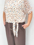 Blusa pois annodata