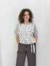 Blusa pois annodata