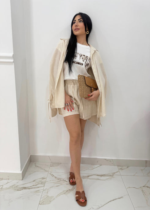 Coordinato misto lino cotone AnnaCi