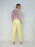 Pantalone ecopelle con elastico