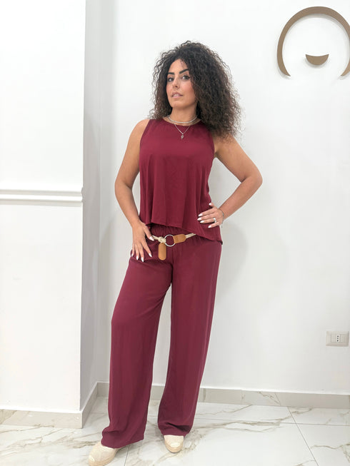 Coordinato ashley cordoncino