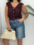 Bermuda denim trasversale