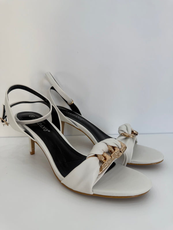 Sandalo intrecciato gioiello