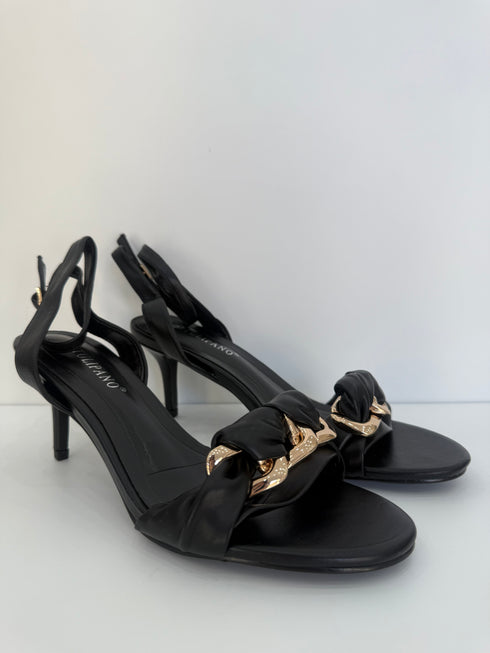 Sandalo intrecciato gioiello