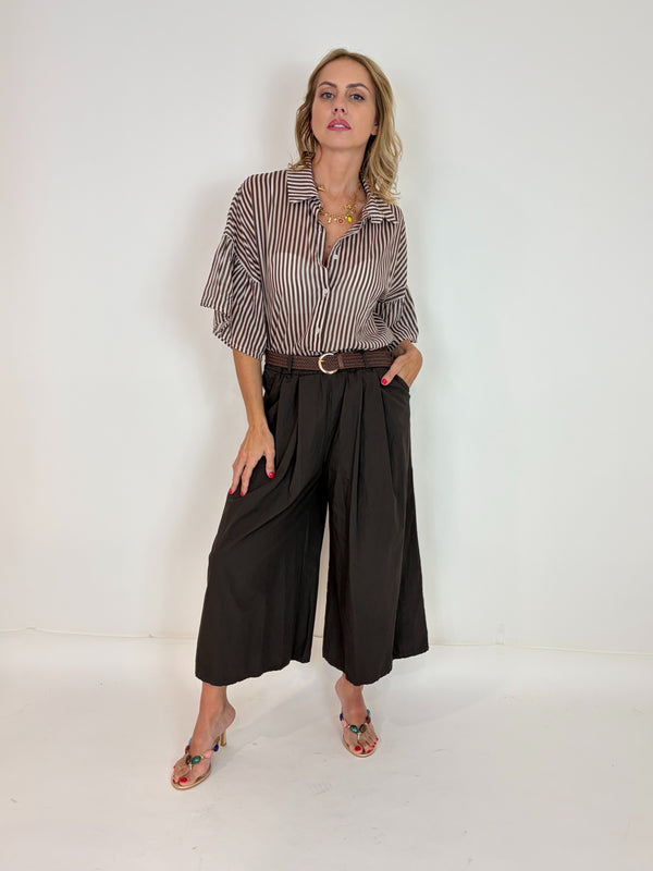 Gonna-Pantalone Fluida in Cotone