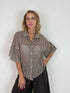 Camicia a Righe con Manica a Volant
