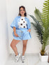 Completo Gabriella gucci Camicia Shorts con Elastico