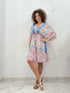 Copricostume Stile Boho-Chic con Dettagli Lucenti