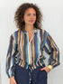 Giacca Leggera Velata con Zip e Coulisse