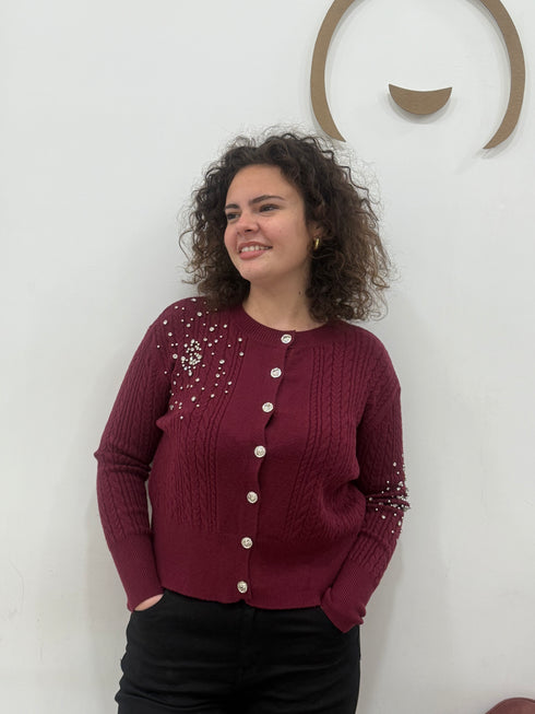 Cardigan swarovski AnnaCi