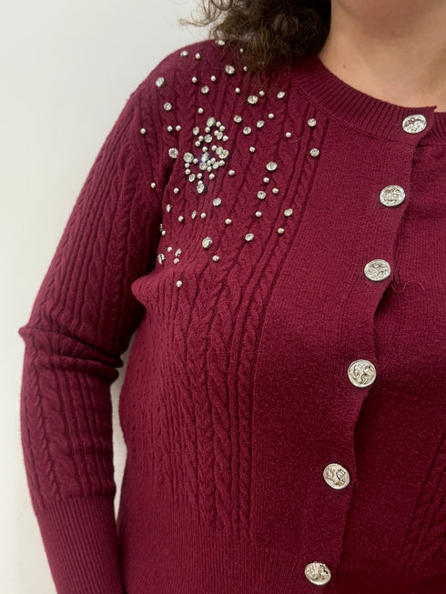 Cardigan swarovski AnnaCi