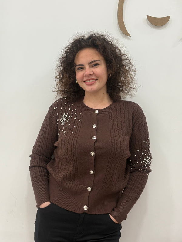 Cardigan swarovski AnnaCi