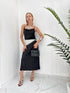 Abito Midi Scivolato in Satin