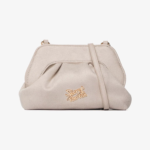Bags Margaret suede clutch Secret pon pon
