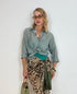 Camicia Oversize Velata Effetto Lucido
