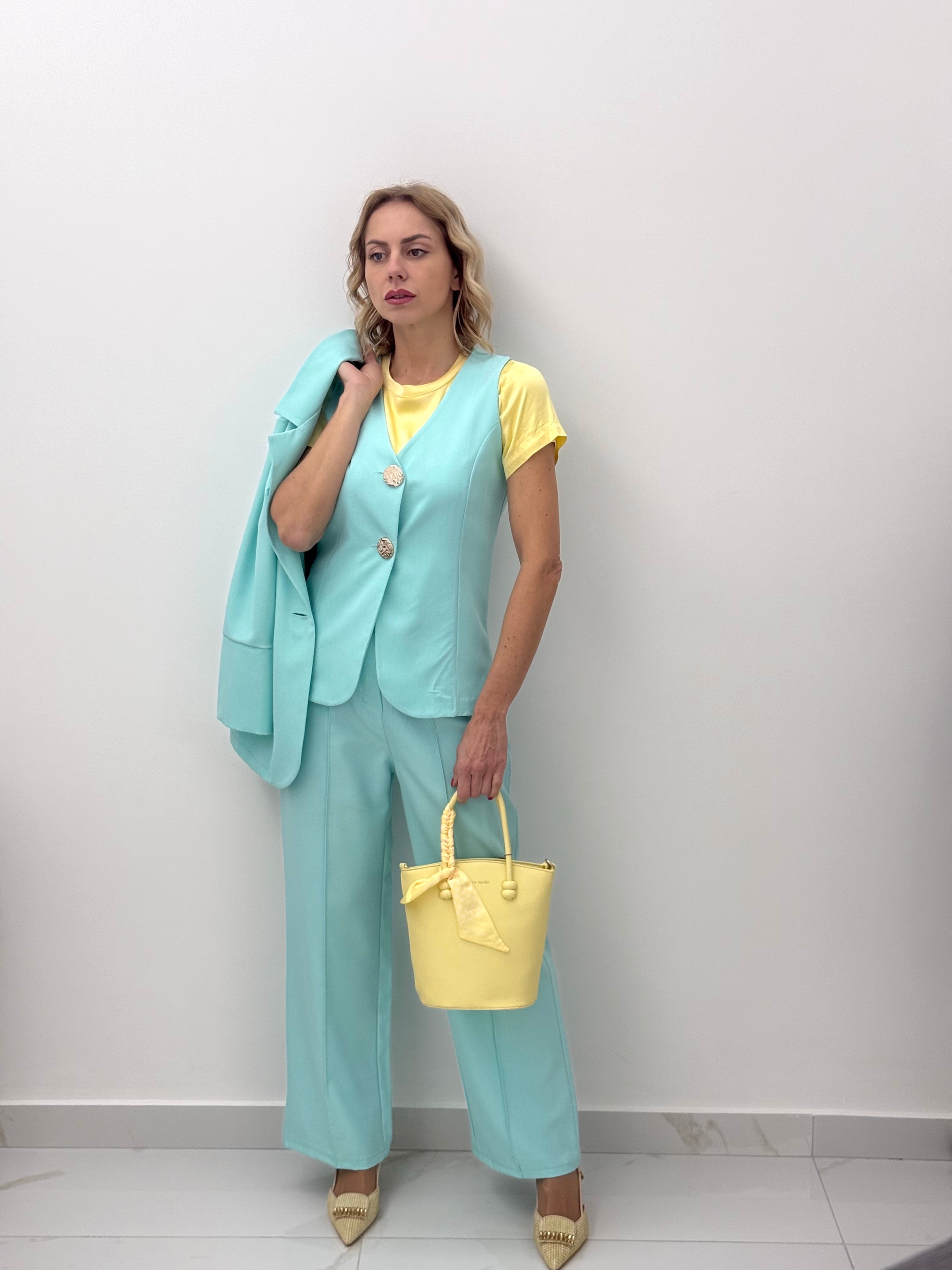 Completo blooma con gilet