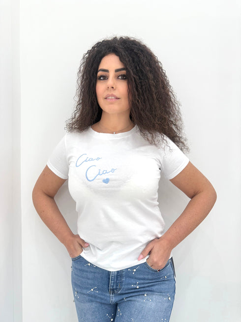 T-shirt AnnaCi 'Ciao Ciao'