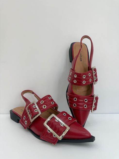 Ballerine con fibbie Annaci