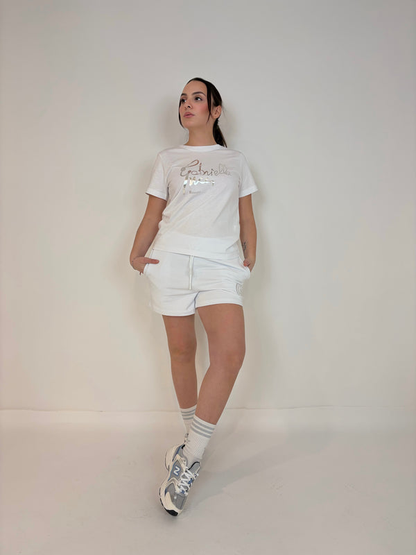 T-shirt firma argento Gabriella Gucci